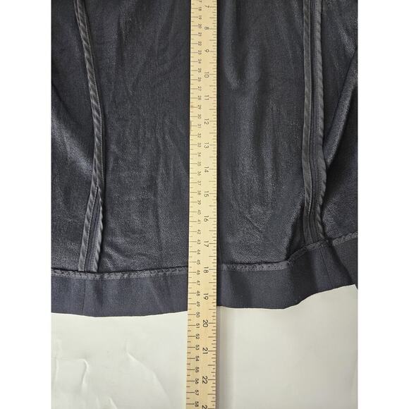 Halogen 100% Viscose Black Cardigan Asymetric Open Formal Women's Size M - Picture 4 of 7